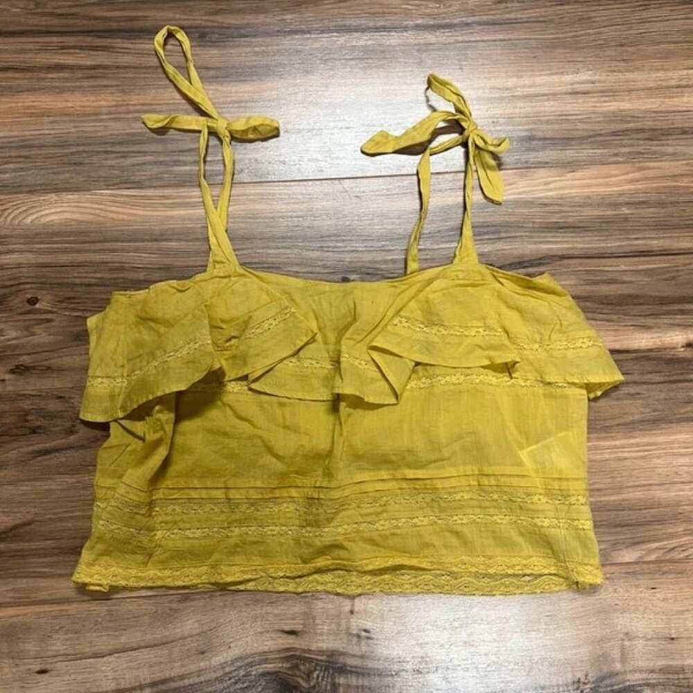 Urban Outfitters medium yellow‎ crop top
